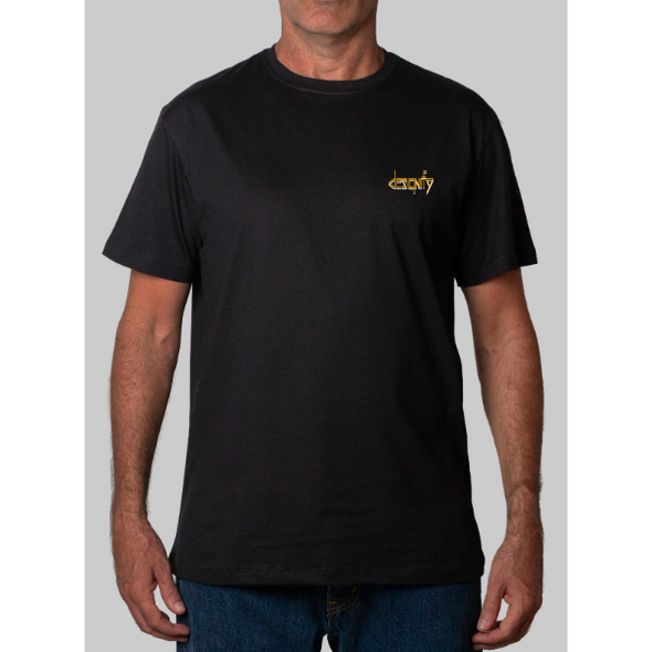 BLACK ORGANIC T SHIRT