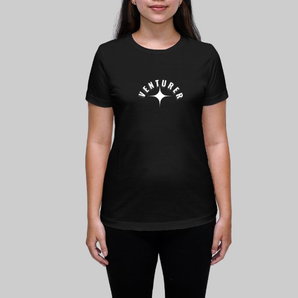 BLACK ORGANIC LADIES T-SHIRT