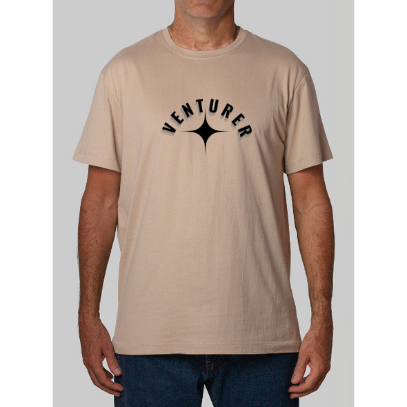 KHAKI ORGANIC T SHIRT