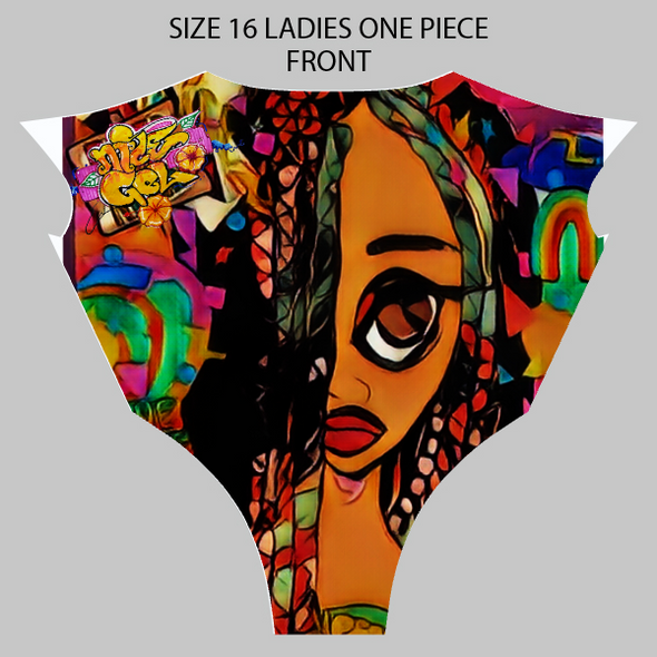 LADIES SIZE 16 SINGLE STRAP ONE PIECE
