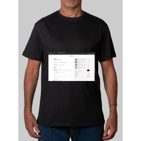 BLACK ORGANIC T SHIRT
