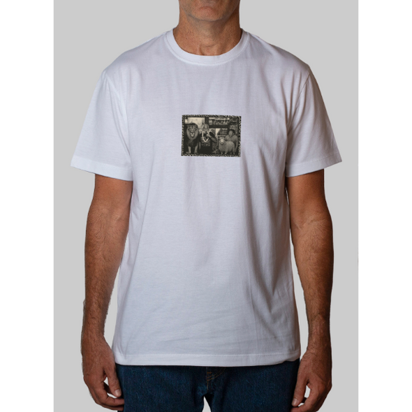 WHITE ORGANIC T SHIRT