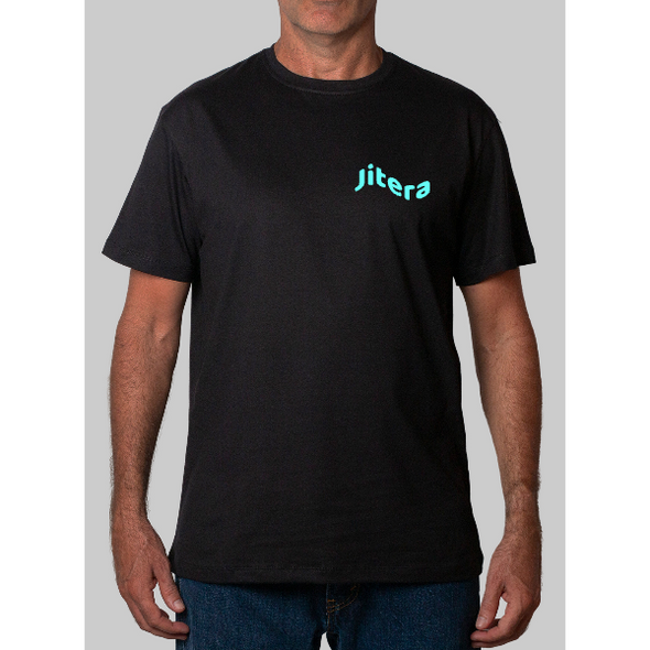BLACK ORGANIC T SHIRT